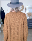 Robe pull de couleur tabac - 𝐌𝐚𝐫𝐢𝐧𝐚𝟒𝟒𝐟𝐚𝐦𝐢𝐥𝐲