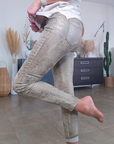 Pantalon bronze à imprimé animal - 𝐌𝐚𝐫𝐢𝐧𝐚𝟒𝟒𝐟𝐚𝐦𝐢𝐥𝐲