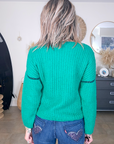 Pull vert à maille douce et chaude - 𝐌𝐚𝐫𝐢𝐧𝐚𝟒𝟒𝐟𝐚𝐦𝐢𝐥𝐲