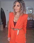 Veste chic orange - 𝐌𝐚𝐫𝐢𝐧𝐚𝟒𝟒𝐟𝐚𝐦𝐢𝐥𝐲