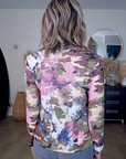 Veste cintrée camouflage avec strass au dos - 𝐌𝐚𝐫𝐢𝐧𝐚𝟒𝟒𝐟𝐚𝐦𝐢𝐥𝐲