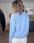 Pull vintage bleu ciel - 𝐌𝐚𝐫𝐢𝐧𝐚𝟒𝟒𝐟𝐚𝐦𝐢𝐥𝐲