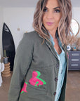 Veste cintrée créateur customisée - 𝐌𝐚𝐫𝐢𝐧𝐚𝟒𝟒𝐟𝐚𝐦𝐢𝐥𝐲