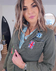 Veste cintrée créateur customisée - 𝐌𝐚𝐫𝐢𝐧𝐚𝟒𝟒𝐟𝐚𝐦𝐢𝐥𝐲