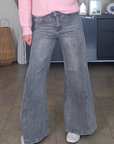 Jean bootcut gris delavé - 𝐌𝐚𝐫𝐢𝐧𝐚𝟒𝟒𝐟𝐚𝐦𝐢𝐥𝐲