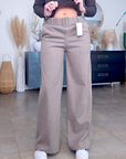 Pantalon chevrons beige longueur normale - 𝐌𝐚𝐫𝐢𝐧𝐚𝟒𝟒𝐟𝐚𝐦𝐢𝐥𝐲