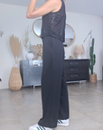 Combinaison noire dos ouvert Made in France - 𝐌𝐚𝐫𝐢𝐧𝐚𝟒𝟒𝐟𝐚𝐦𝐢𝐥𝐲