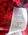 Chemise python rouge