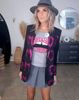 Blazer noir créateur Amor