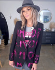 Blazer noir créateur Amor