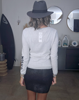 Pull à inscriptions - 𝐌𝐚𝐫𝐢𝐧𝐚𝟒𝟒𝐟𝐚𝐦𝐢𝐥𝐲
