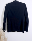 Veste rock-chic laine et cuir