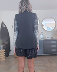 Veste cintrée avec manches en sequins - 𝐌𝐚𝐫𝐢𝐧𝐚𝟒𝟒𝐟𝐚𝐦𝐢𝐥𝐲