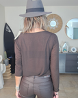 Sous-pull marron cachemire - 𝐌𝐚𝐫𝐢𝐧𝐚𝟒𝟒𝐟𝐚𝐦𝐢𝐥𝐲