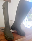 Bottes kaki