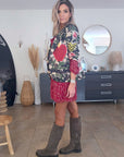 Blazer camouflage à inscriptions - 𝐌𝐚𝐫𝐢𝐧𝐚𝟒𝟒𝐟𝐚𝐦𝐢𝐥𝐲