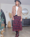 Perfecto beige 100% cuir - 𝐌𝐚𝐫𝐢𝐧𝐚𝟒𝟒𝐟𝐚𝐦𝐢𝐥𝐲