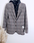 Veste carreaux à capuche - 𝐌𝐚𝐫𝐢𝐧𝐚𝟒𝟒𝐟𝐚𝐦𝐢𝐥𝐲