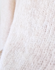 Pull beige à maille chaude