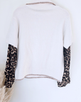 Pull chaud amour léopard