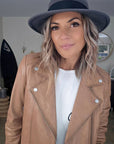 Perfecto beige 100% cuir - 𝐌𝐚𝐫𝐢𝐧𝐚𝟒𝟒𝐟𝐚𝐦𝐢𝐥𝐲