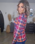 Veste cintrée à carreaux et strass - 𝐌𝐚𝐫𝐢𝐧𝐚𝟒𝟒𝐟𝐚𝐦𝐢𝐥𝐲