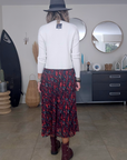 Pull blanc écussons - 𝐌𝐚𝐫𝐢𝐧𝐚𝟒𝟒𝐟𝐚𝐦𝐢𝐥𝐲