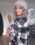 Manteau chaud à carreaux - 𝐌𝐚𝐫𝐢𝐧𝐚𝟒𝟒𝐟𝐚𝐦𝐢𝐥𝐲