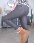 Pantalon marron + ruban