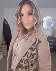 Veste velours ras tags