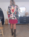 Blazer camouflage à inscriptions - 𝐌𝐚𝐫𝐢𝐧𝐚𝟒𝟒𝐟𝐚𝐦𝐢𝐥𝐲