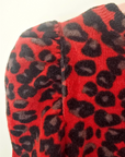 Robe pull léopard