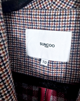 Manteau chaud pied-de-poule - 𝐌𝐚𝐫𝐢𝐧𝐚𝟒𝟒𝐟𝐚𝐦𝐢𝐥𝐲