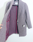 Manteau chaud pied-de-poule - 𝐌𝐚𝐫𝐢𝐧𝐚𝟒𝟒𝐟𝐚𝐦𝐢𝐥𝐲