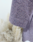 Manteau chaud pied-de-poule - 𝐌𝐚𝐫𝐢𝐧𝐚𝟒𝟒𝐟𝐚𝐦𝐢𝐥𝐲