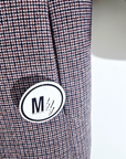Manteau chaud pied-de-poule - 𝐌𝐚𝐫𝐢𝐧𝐚𝟒𝟒𝐟𝐚𝐦𝐢𝐥𝐲