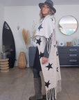 Gilet star long à franges - 𝐌𝐚𝐫𝐢𝐧𝐚𝟒𝟒𝐟𝐚𝐦𝐢𝐥𝐲