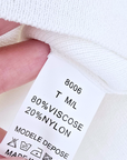 Pull blanc écussons - 𝐌𝐚𝐫𝐢𝐧𝐚𝟒𝟒𝐟𝐚𝐦𝐢𝐥𝐲