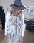 Veste fourrure tie and dye - 𝐌𝐚𝐫𝐢𝐧𝐚𝟒𝟒𝐟𝐚𝐦𝐢𝐥𝐲