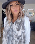 Veste fourrure tie and dye - 𝐌𝐚𝐫𝐢𝐧𝐚𝟒𝟒𝐟𝐚𝐦𝐢𝐥𝐲