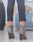 Santiags Amyna python 100% cuir