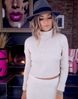 Pull col roulé cachemire beige - 𝐌𝐚𝐫𝐢𝐧𝐚𝟒𝟒𝐟𝐚𝐦𝐢𝐥𝐲