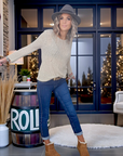 Pull ajouré argenté - 𝐌𝐚𝐫𝐢𝐧𝐚𝟒𝟒𝐟𝐚𝐦𝐢𝐥𝐲