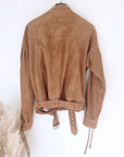 Blouson 100% cuir daim tabac - 𝐌𝐚𝐫𝐢𝐧𝐚𝟒𝟒𝐟𝐚𝐦𝐢𝐥𝐲