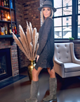 Robe pull gris anthracite