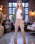 Pantalon cargo velours beige - 𝐌𝐚𝐫𝐢𝐧𝐚𝟒𝟒𝐟𝐚𝐦𝐢𝐥𝐲