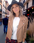 Pull blanc écussons - 𝐌𝐚𝐫𝐢𝐧𝐚𝟒𝟒𝐟𝐚𝐦𝐢𝐥𝐲