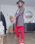 Manteau chaud pied-de-poule - 𝐌𝐚𝐫𝐢𝐧𝐚𝟒𝟒𝐟𝐚𝐦𝐢𝐥𝐲