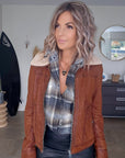 Bombers camel 100% cuir - 𝐌𝐚𝐫𝐢𝐧𝐚𝟒𝟒𝐟𝐚𝐦𝐢𝐥𝐲