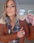 Bombers camel 100% cuir - 𝐌𝐚𝐫𝐢𝐧𝐚𝟒𝟒𝐟𝐚𝐦𝐢𝐥𝐲